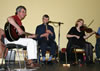 Clarty Cloot Ceilidh Band: Sandy, Arthur and Rachel