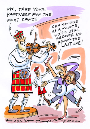 School Dance Cartoon. Cartoon By Robert Thompson